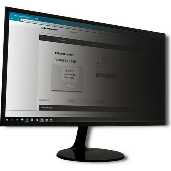 Qoltec 51059 Privacy Filter 23.8""-image