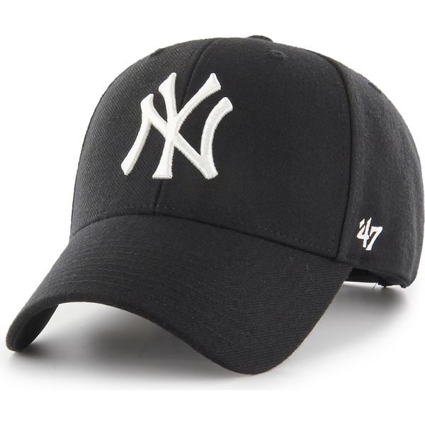 47 Brand Curved Snapback Cap Mlb New York Yankees Schwarz-image