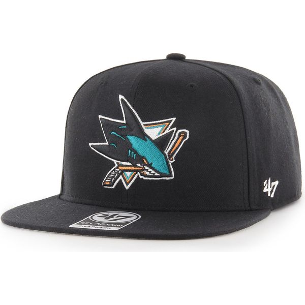 47 Brand Snapback Cap - Captain San Jose Sharks, Farbe: Schwarz, Osfa-image