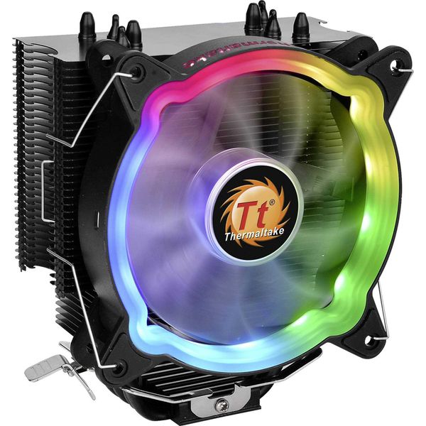 Thermaltake UX200 Argb Lighting - Raffreddatore Ad Aria Per Processore - (Per: LGA775, LGA1156, AM2, AM2+, AM3, LGA1155, AM3+, FM1, FM2, LGA1150, LGA1151, AM4, LGA1200) - Alluminio - 120 Mm-image