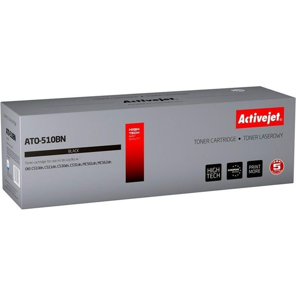 Activejet ATO-510BN Toner For Oki Printer; Oki 44469804 Replacement; Supreme; 5000 Pages; Black-image