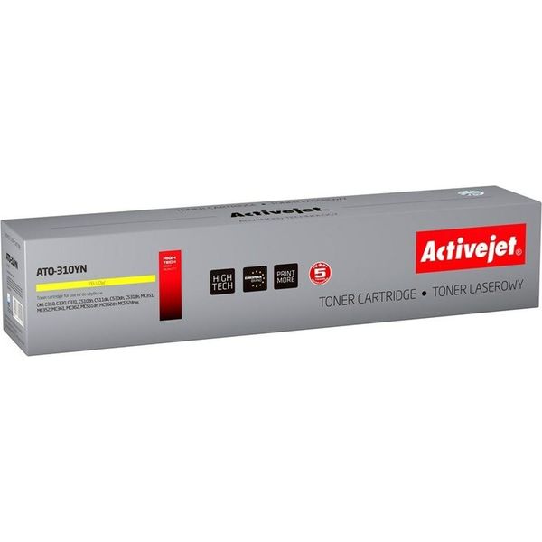 Activejet ATO-310YN Toner (Replacement Oki 44469704; Supreme; 2000 Pages; Yellow)-image