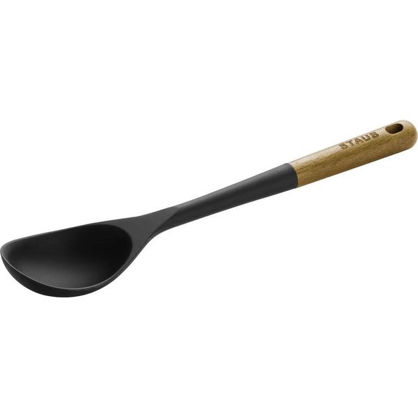 Staub Francia Utensili Da Cucina In Legno D'acacia Cucchiaio Da Portata In Silicone-image