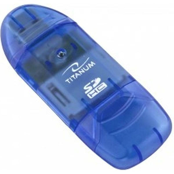 Titanum TA101B Card Reader Blue Usb 2.0-image