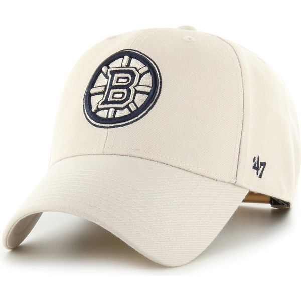 47 Brand Snapback Cap - Nhl Boston Bruins Beige Osso-image