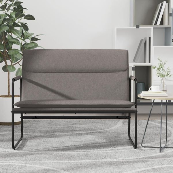 Panca The Living Store In Tessuto Taupe 100X64X80 Cm-image
