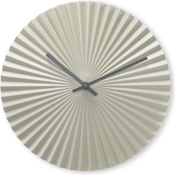 Hama Wanduhr Barbados, Quarzuhr, Ohne Ticken, Ø 30 Cm, GraugrüN (00185886)-image