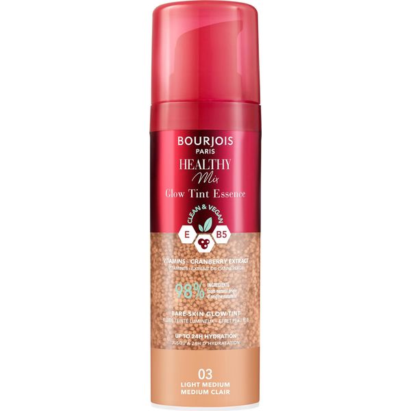 Bourjois Paris Healthy Mix Clean & Vegan Glow Tint Essence 03 Light Medium-image