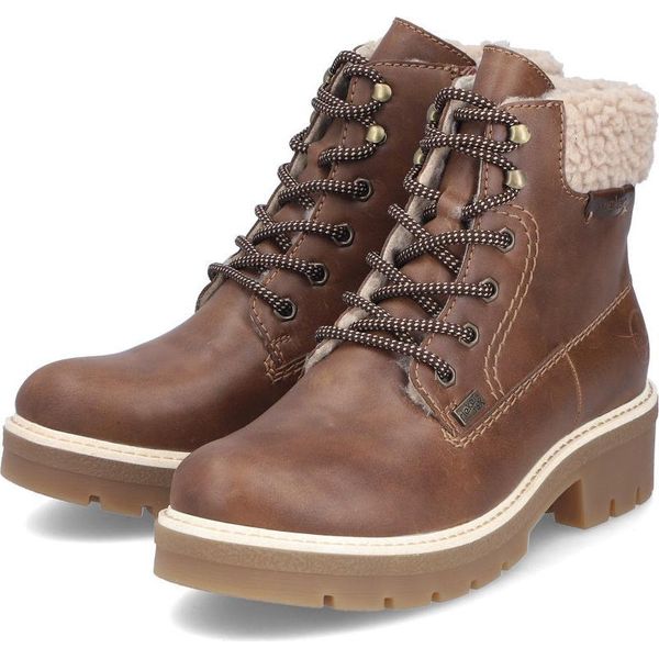 Rieker Scarpe Da Donna Stivali Stringati Marrone Tempo Libero, Numero Di Scarpe: 37 Eu-image