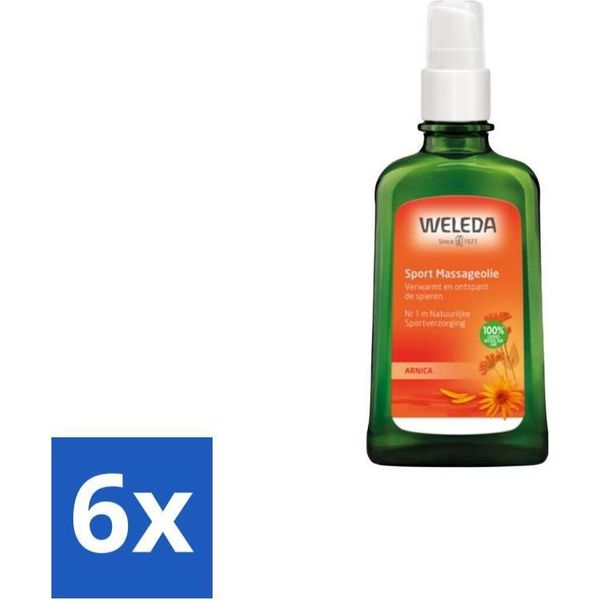 Weleda - Olio Da Massaggio Sport - Arnica - 100 Ml - Confezione Risparmio - 6 Pezzi-image