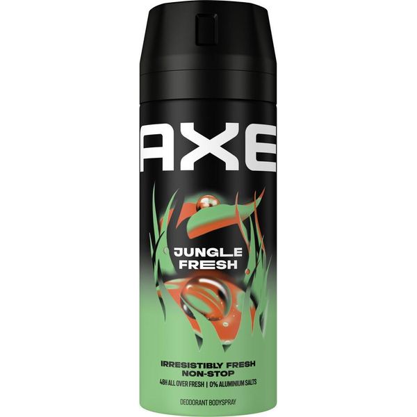 Axe - Deodorante Spray - Jungle Fresh - Fragranza Tropicale - Rinfrescante - 150 Ml - 1 Pezzo-image