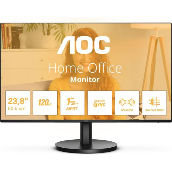 Aoc 23,8" 24B3QA2 16 09 Hdmi+Dp+D-Sub - Display A Schermo Piatto (Tft/Lcd) - 23,8"""-image