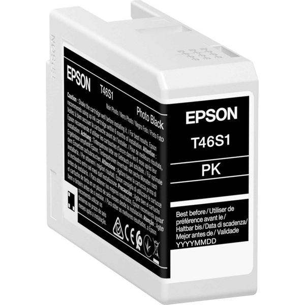Epson T46S1 - 25 Ml - Nero Fotografico - Originale - Tintenpatrone - Per Surecolor P706, SC-P700-image