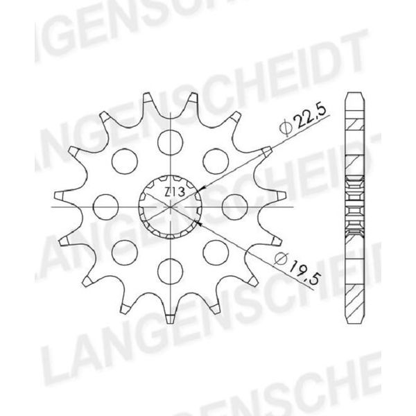 Pignone Supersprox 525 15T-image