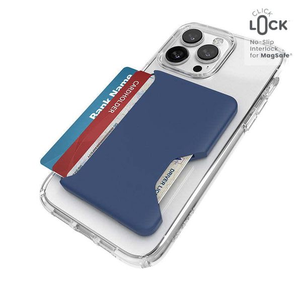 Speck Clicklock Wallet For Magsafe - Portafoglio Magnetico Magsafe (Blu Costiero)-image
