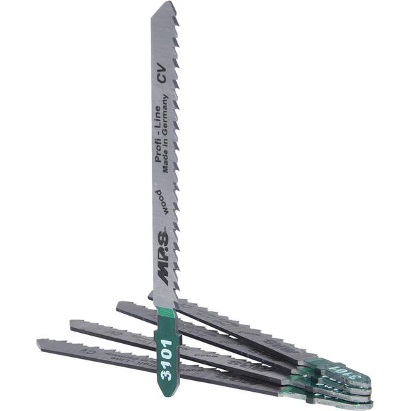 Ks Tools Lama Per Seghetto Alternativo, Cv, L=100 Mm, 2,5 Mm, T101D, Confezione Da 5 Pezzi, 129.3101-image