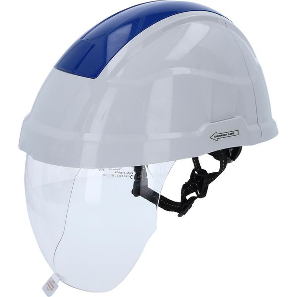 Ks Tools Elmetto Di Sicurezza Con Protezione Per Il Viso Blu - 117.0135-image
