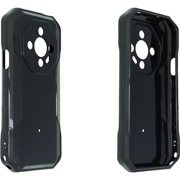 Caseroxx Custodia Protettiva In Tpu Compatibile Con Ulefone Armor X32 / X32 Pro, Custodia Per Cellulare In Gomma Nera-image