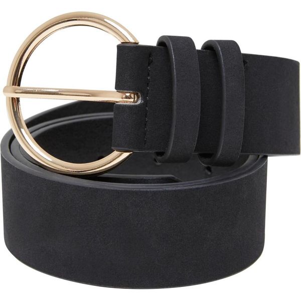 Urban Classics TB6812 | Cintura Di Base In Pelle Scamosciatapoliuretano- Colore: Nero - Taglia: L/Xl-image