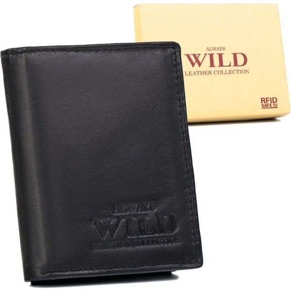 Portafoglio Da Uomo In Pelle Con Tasca Con Zip - Always Wild-image