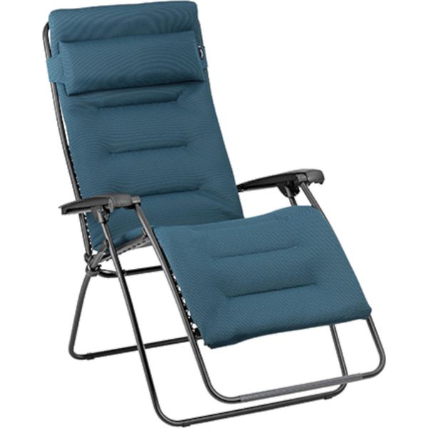 Lafuma Rsx Clip Air Comfort® Relax Lounger Coral Blue Lettino Prendisole LFM2058.6893-image