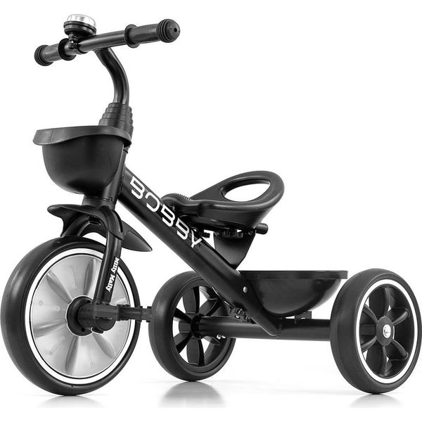 Bicicletta A Triciclo Per Bambini Milly Mally Bobby Black-image