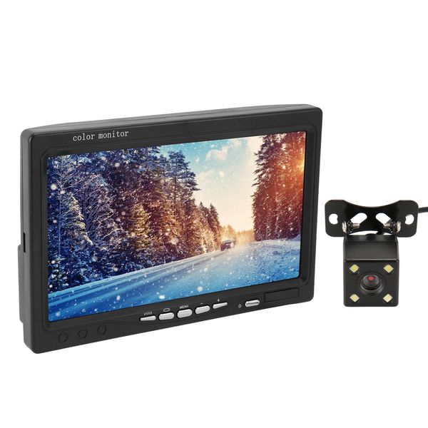 7 Pollici Tft Lcd Auto Colore Monitor Posteriore, 7 Pollici Hd Veicolo Backup Camera Monitor, 7 Pollici Retrovisore Auto Lcd Monitor, 7 Pollici Led Retroilluminazione Tft Lcd Monitor Per Auto Telecamere Di Retrovisione, 7 Pollici Monitor Auto, Monitor Di Backup Del Veicolo-image