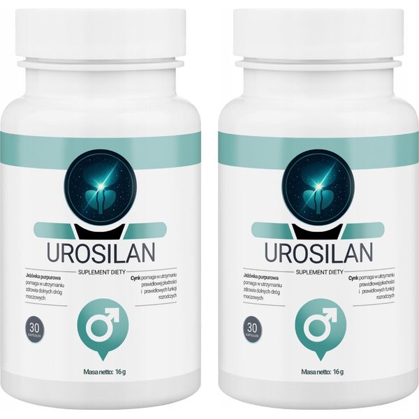 2X Urosilan - Integratore Per La Salute Della Prostata E Delle Vie Urinarie 30 Cap-image