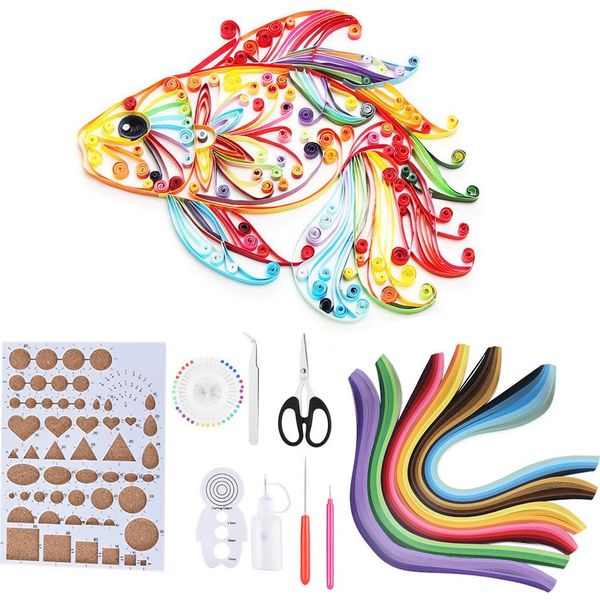 Quilling Fai Da Te, Kit Per Quilling Di Carta, Kit Per Quilling Di Carta Fai Da Te, Strisce Per Quilling Fai Da Te, Quilling Di Carta Fai Da Te-image