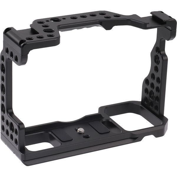 Sostituzione Della Gabbia Video In Lega Di Alluminio Per La Fotocamera Mirrorless Sony A7M3 A7R3 A9 Con Attacco A Freddo Da 1/4 Di Pollice E Fori Per Viti Da 3/8 Di Pollice-image
