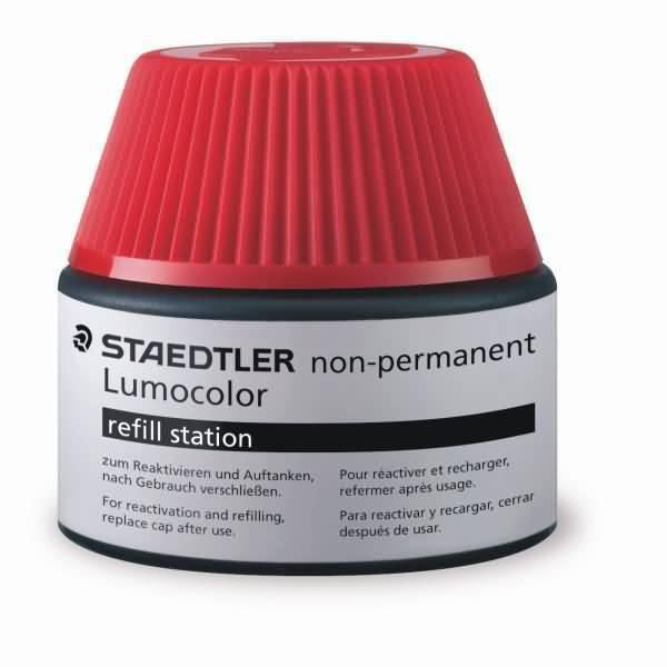 Staedtler 487 15-2 Inchiostro A Scrittura Fine Lumocolor® Stazione Di Ricarica Per Penne Universali Non Permanenti-image