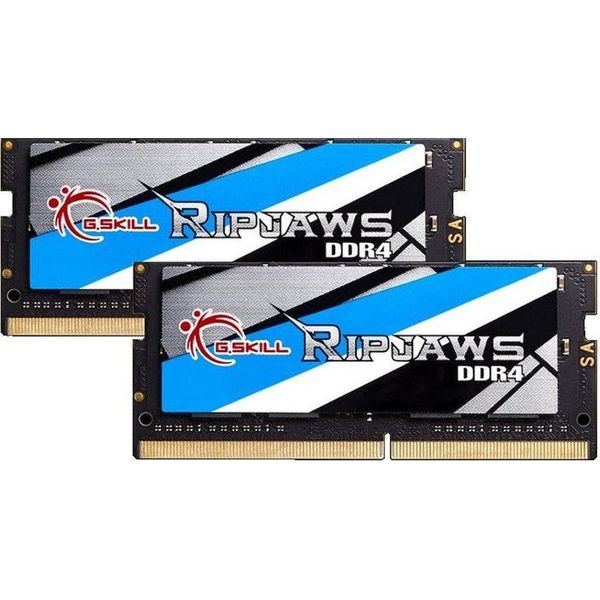 G.Skill Ripjaws - DDR4 - 32 Gb : 2 X 16 Gb - So Dimm 260-PIN - 2400 Mhz / PC4-19200 - CL16 - 1,2 V - Non Soffocato - Nich-image