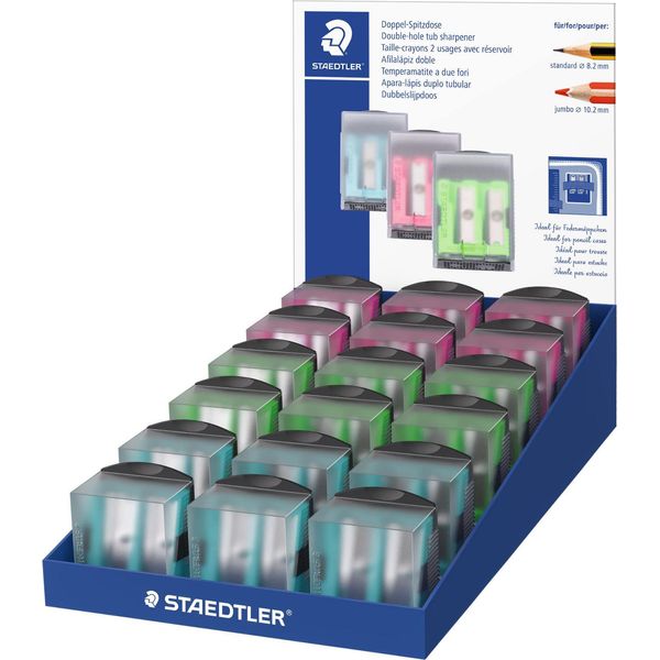 Staedtler 51260CKP18 Scatola Di Latta A Doppia Punta 512 60, 18 Tondi-image