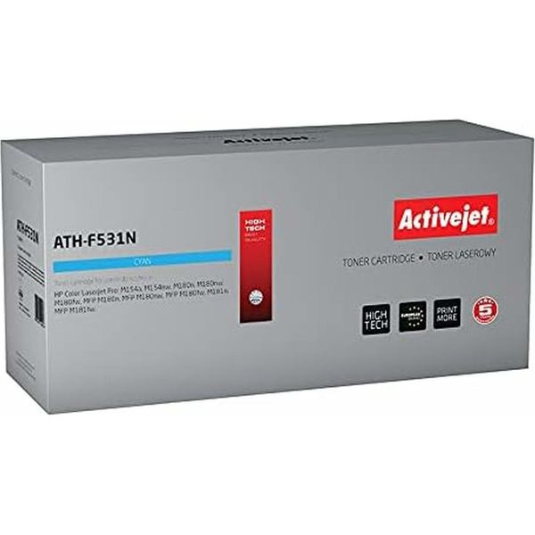Activejet ATH-F531N Toner (Replacement For Hp 205A CF531A; Supreme; 900 Pages; Cyan)-image