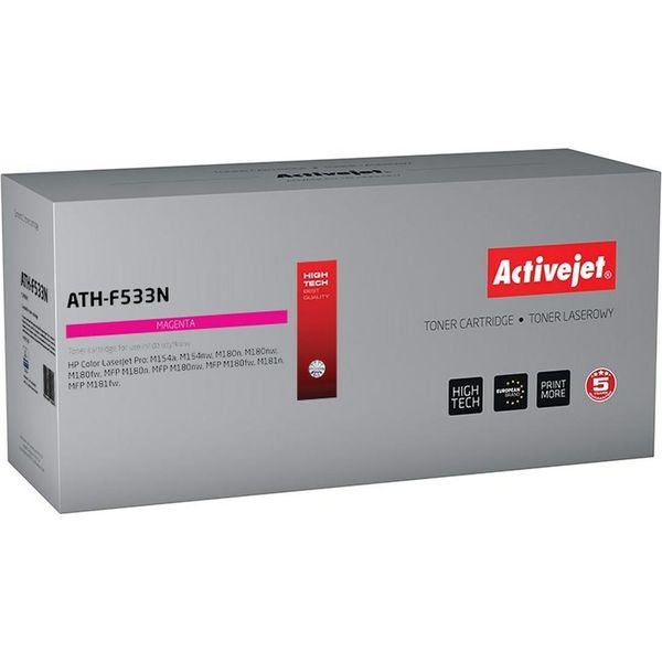 Activejet ATH-F533N Toner (Replacement For Hp 205A CF533A; Supreme; 900 Pages; Magenta)-image