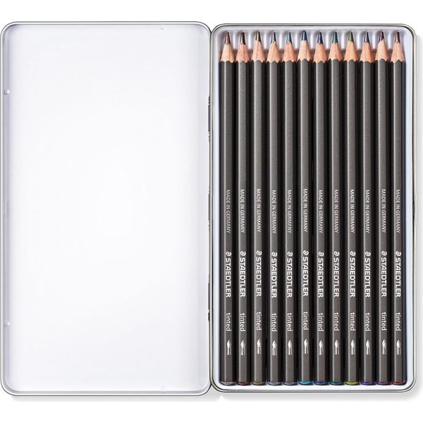 Staedtler Accessori Per Scrittura E Disegno Design Journey Colorato, Matite Acquerellabili 14610T M12, Set Di 12 Matite Acquerellabili Colorate-image