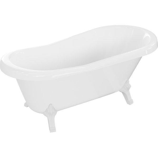 Vasca Da Bagno Autoportante Retro 150X73 Cm Bianco Bianco-image