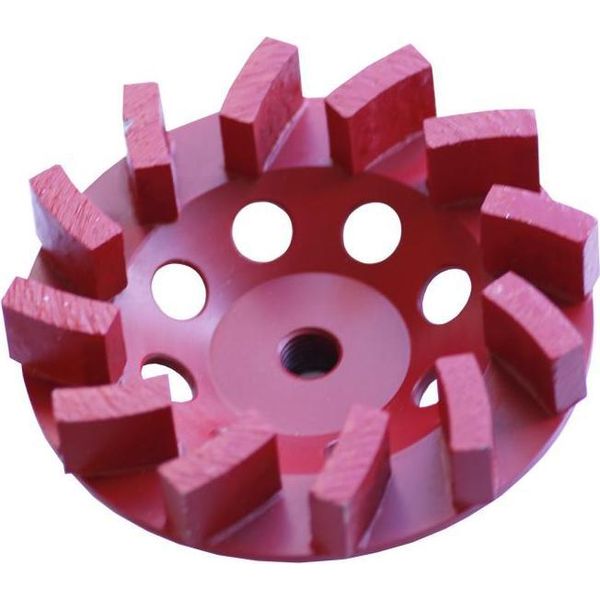 Platorello Diamantato 125 Mm Con Filetto M14-image