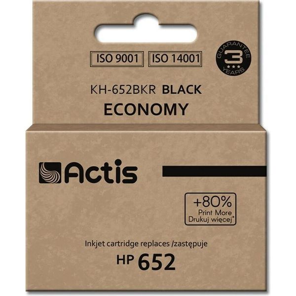 Actis KH-652BKR Ink (Replacement For Hp 652 F6V25AE; Standard; 15 Ml; Black)-image