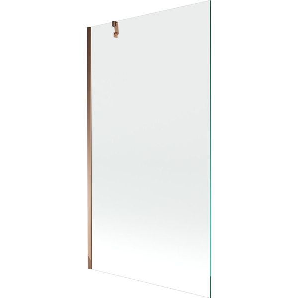 Mexen Next Paratia Per Vasca Da Bagno 1-Anta 100 X 150 Cm, Trasparente, Oro Rosa - 895-100-000-00-00-60-image