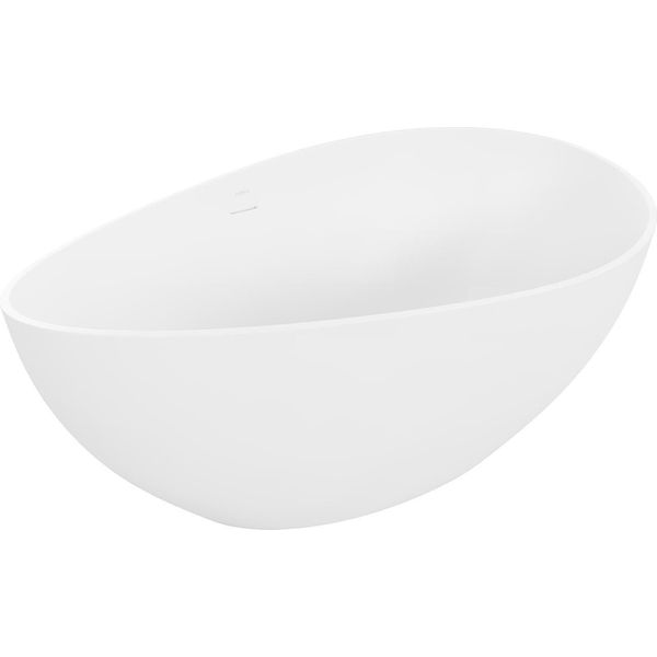Mexen Parma Vasca Da Bagno Autoportante In Conglomerato 160 X 95 Cm, Bianco Opaco - 57231609500-image
