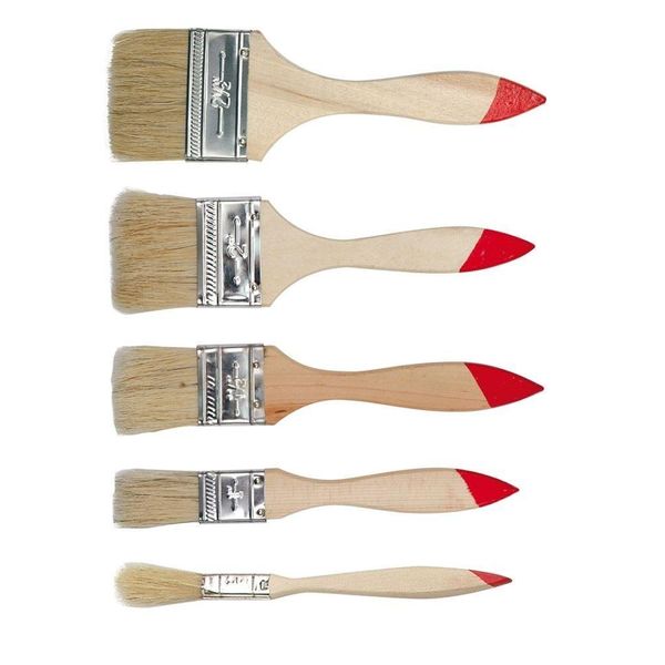 Set Di 5 Pennelli Pennelli Piatti Pennelli Per Pittura Pennelli Per Smalto Set Di Pennelli-image
