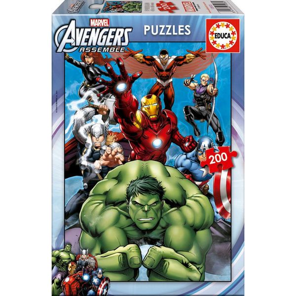 Educa Borras - Puzzle Marvel Avengers 200 ElementóW - Oficjalny Produkt Premium-image