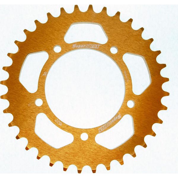 Supersprox Alu-Kettenrad 530 - 36Z (Oro) RAL-1022:36-GLD|ID 90,0 Lk 108,0 5-Loch-image