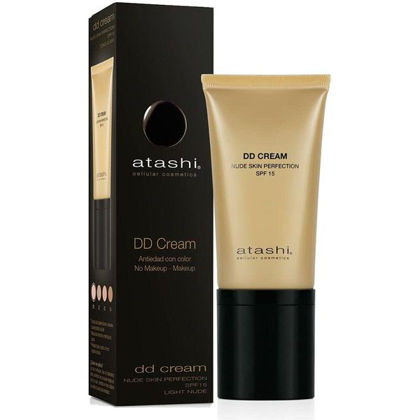 Atashi Crema Dd Anti-Età Con Colore Tono Nudo Leggero SPF15 50Ml-image