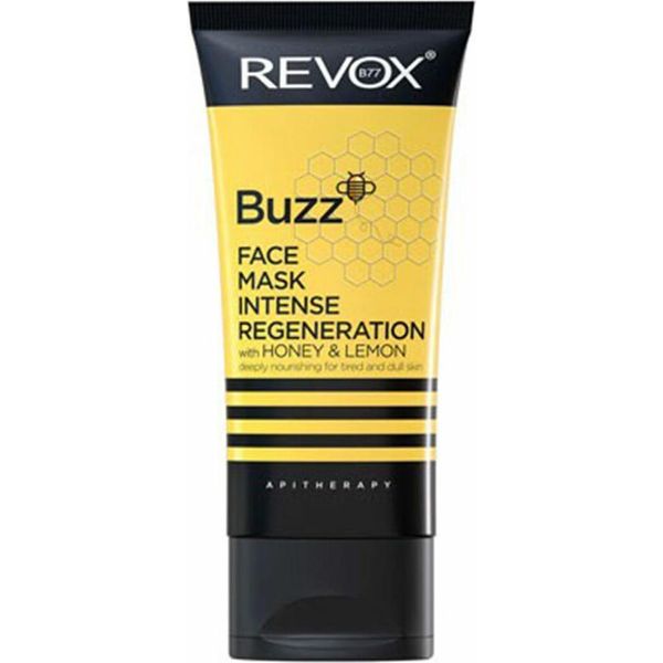 Revox B77, Buzz, Honey & Lemon, Regenerating, Cream Mask, For Face, 65 Ml-image