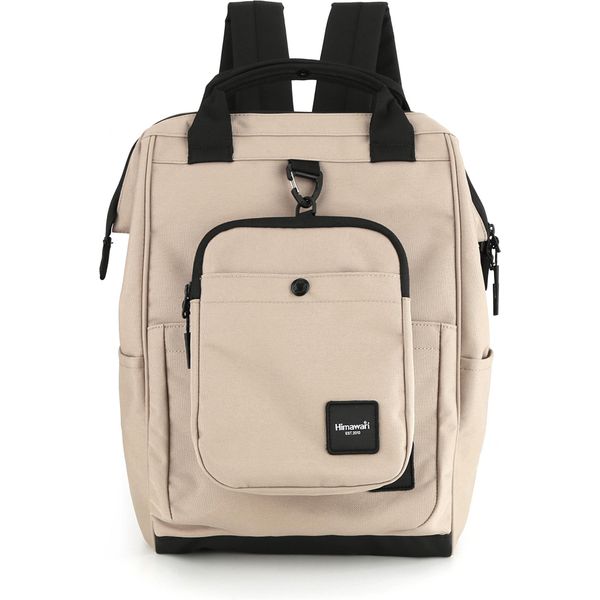 Himawari | Zaino Da Donna Urbano, Color Beige, Con Tasca, Beige, 27X40X19 Cm-image