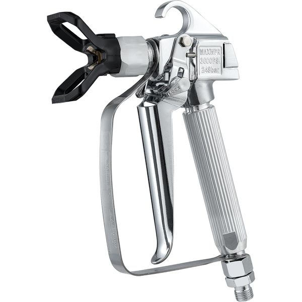 Pistola A Spruzzo Per Verniciatura Airless Vevor, Pistola A Spruzzo Per Verniciatura Airless Ad Alta Pressione Da 3600 Psi, Set Di Pistole A Spruzzo Per Verniciatura Airless Con Filtro, Ago Di Pulizia E Pennello-image