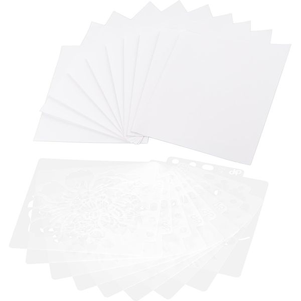 9 Pezzi Modello Mandala, Pittura, Disegno, Stencil, Fai Da Te, Arti E Mestieri-image