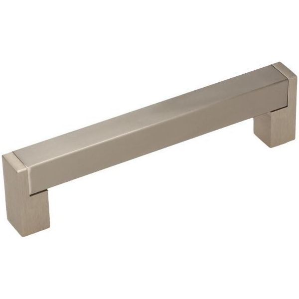 Ringhiera RE18, Nichel Spazzolato, Acciaio Inox, 128 Mm-image